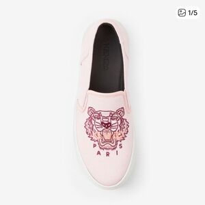 KENZO K-SKATE TIGER SLIP-ONS Pink size 40